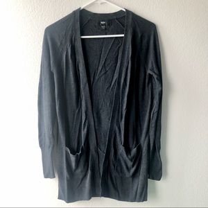 Mossimo Long Sleeve Dark Gray Cardigan